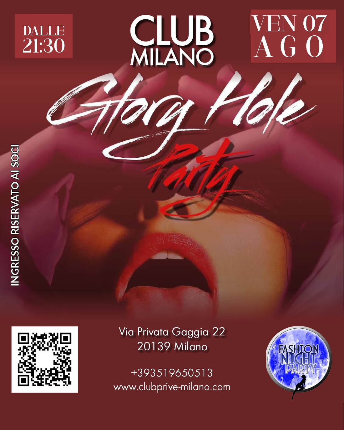 GLORY HOLE - VEN 07 AGO