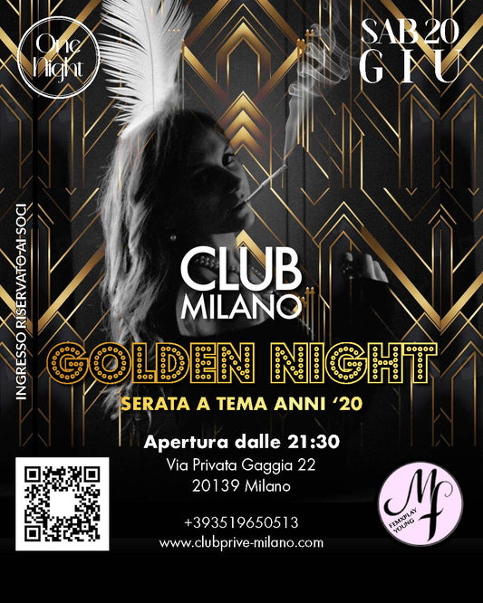 GOLDEN NIGHT - SAB 20 GIU