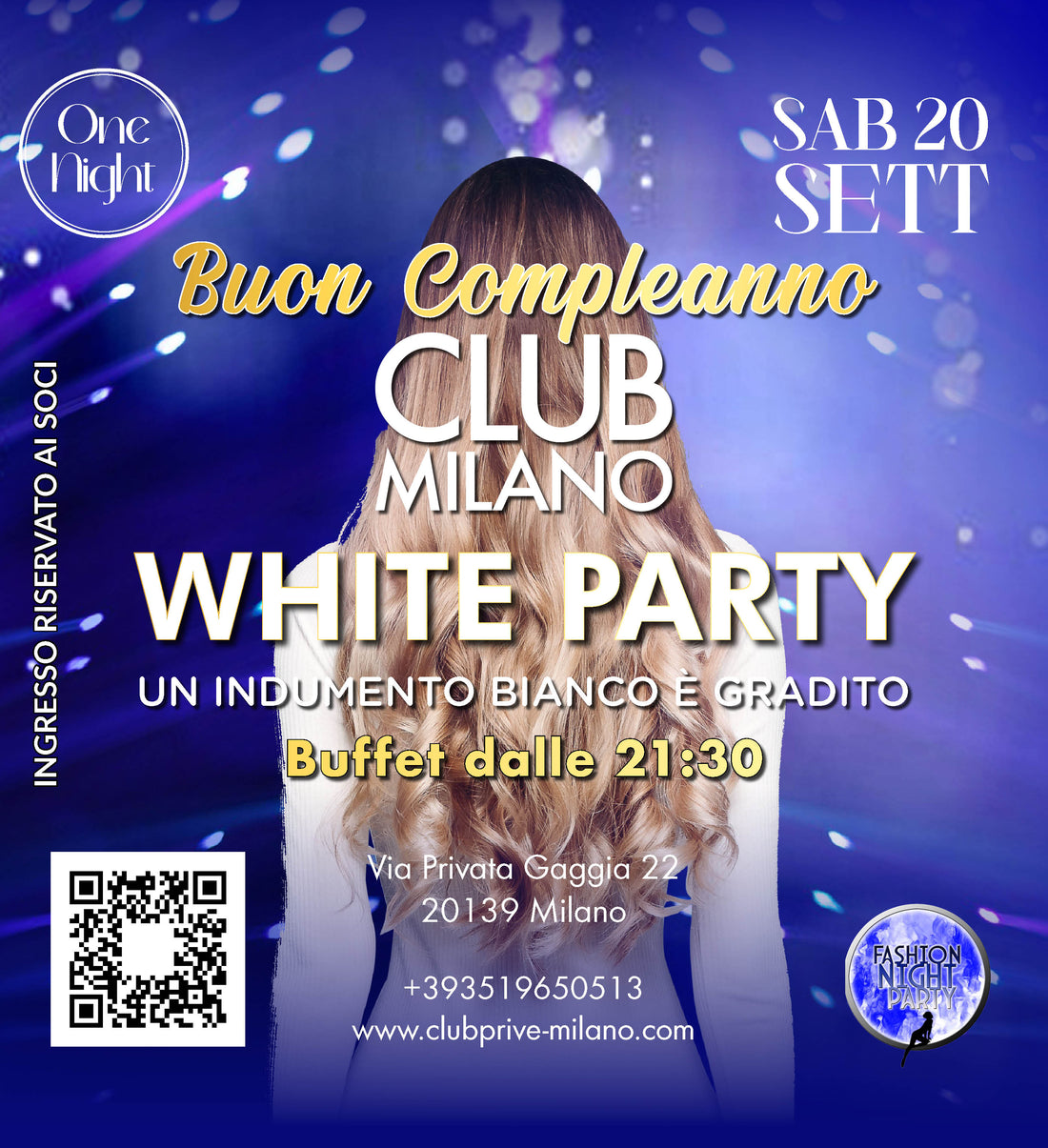 WHITE PARTY - SAB 20 SETT