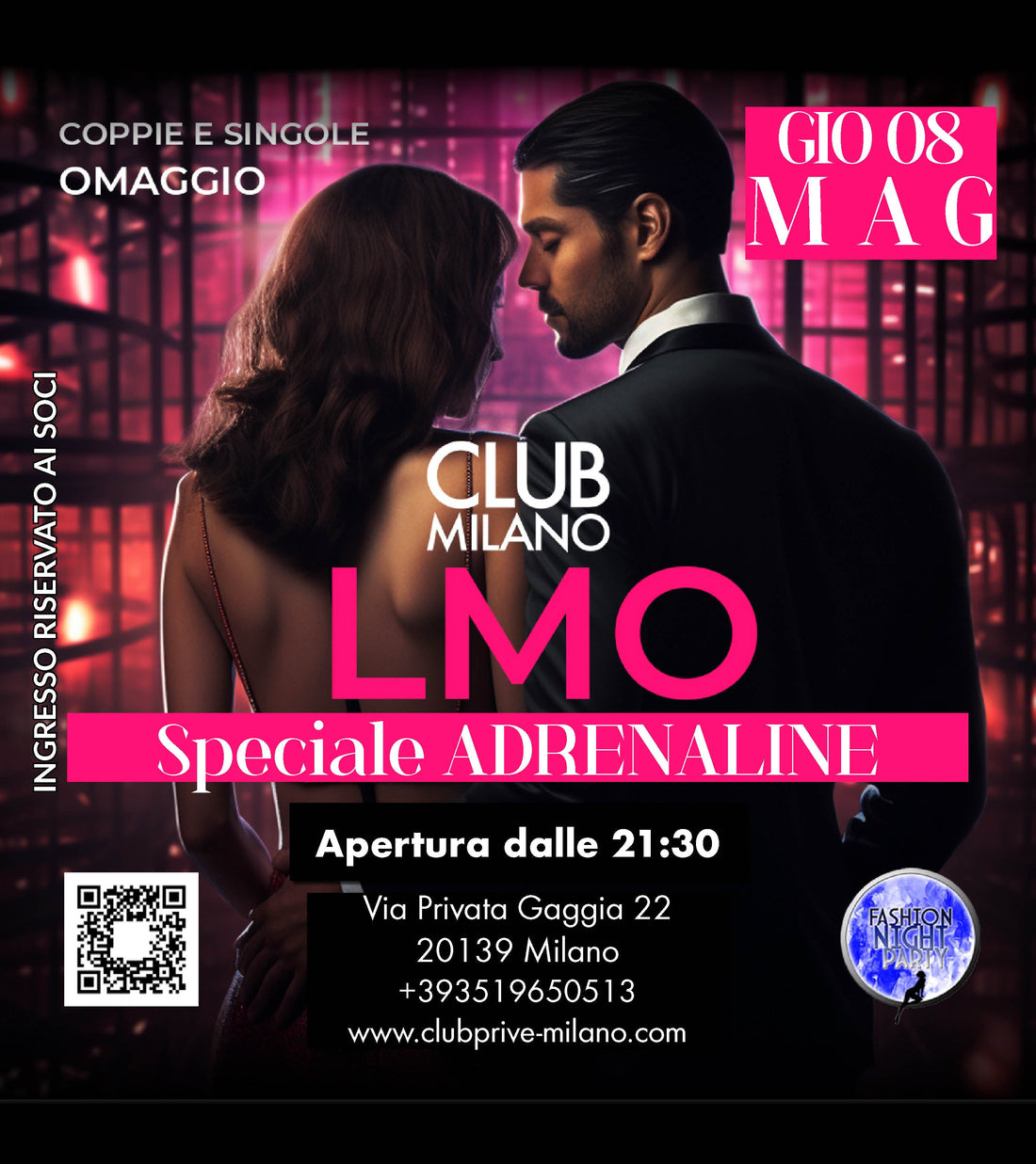 Speciale LMO - ADRENALINE - GIO 08 MAG