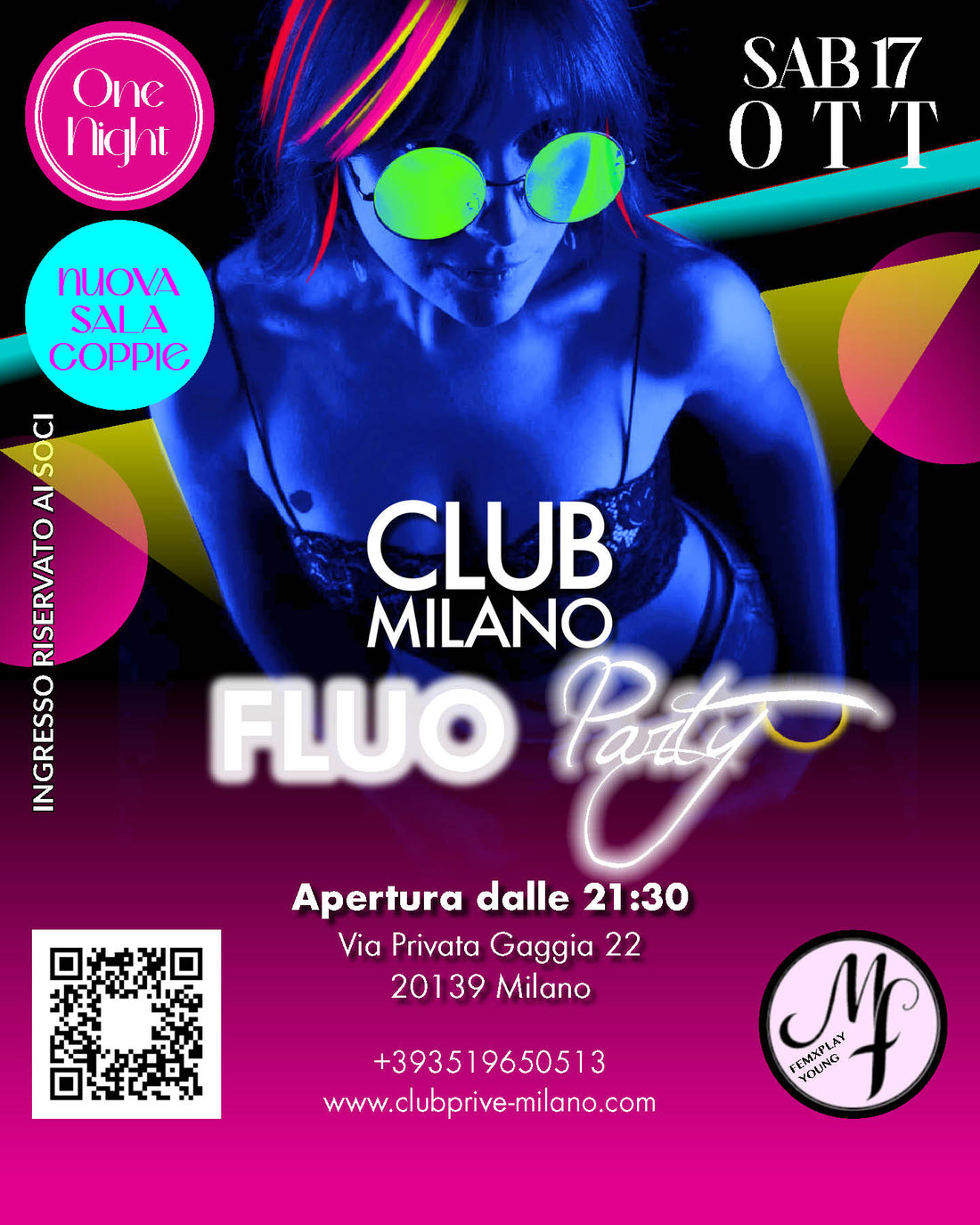 FLUO PARTY - SAB 17 OTT
