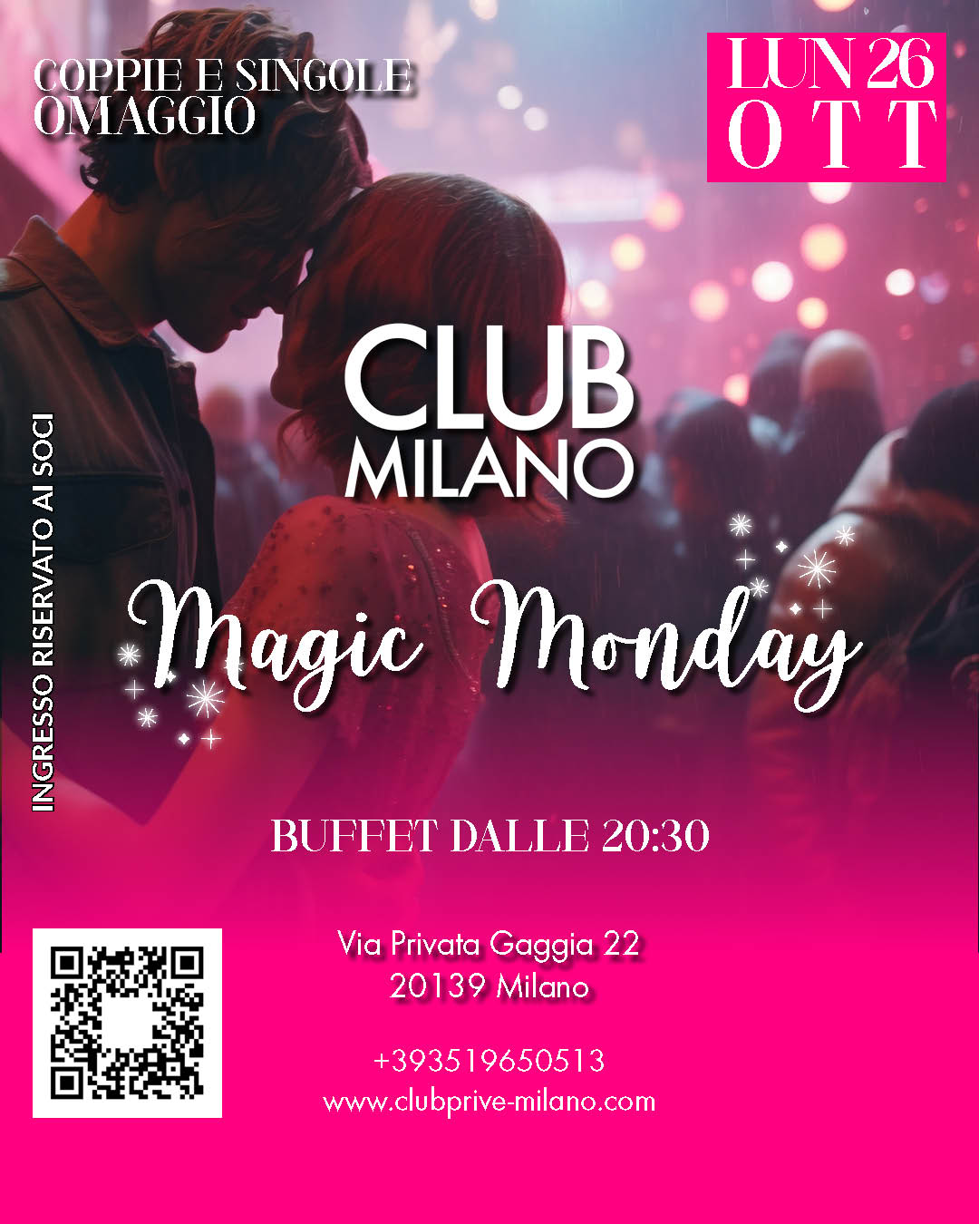 MAGIC MONDAY - LUN 26 OTT
