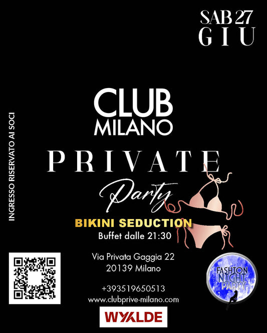 PRIVATE PARTY - BIKINI SEDUCTION - SAB 27 GIU