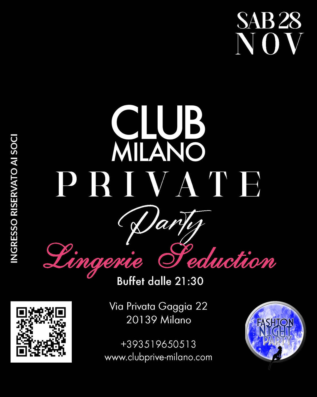 PRIVATE PARTY - LINGERIE SEDUCTION - SAB 28 NOV