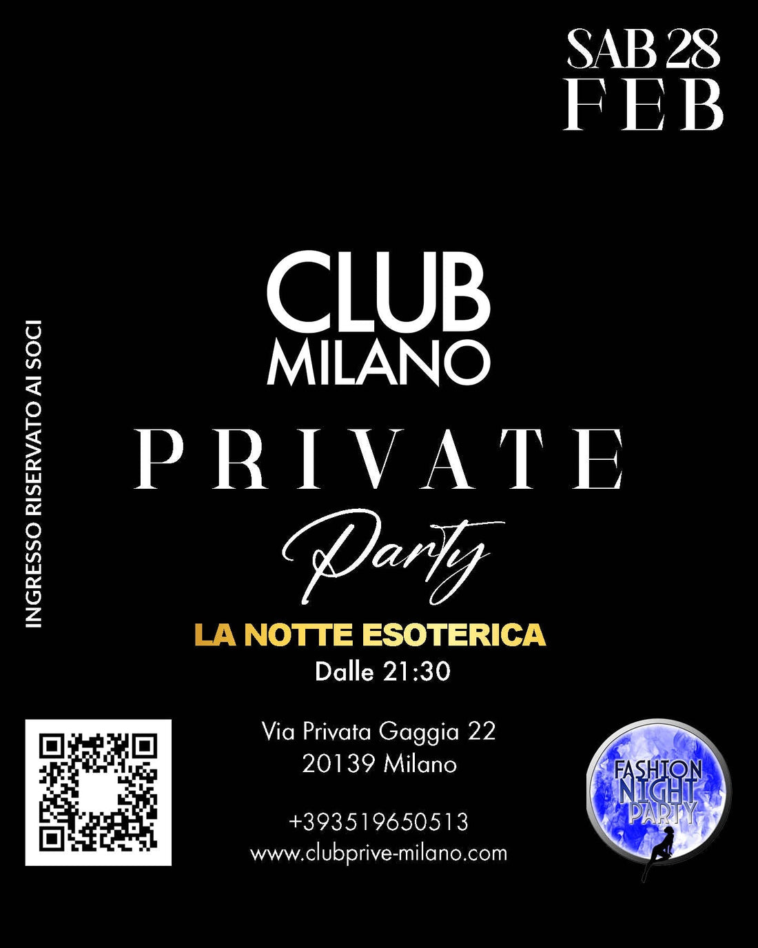 PRIVATE PARTY - SAB 28 FEB