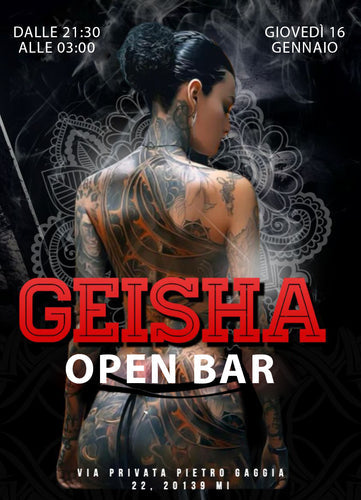 GEISHA - Giovedì 16 Gennaio