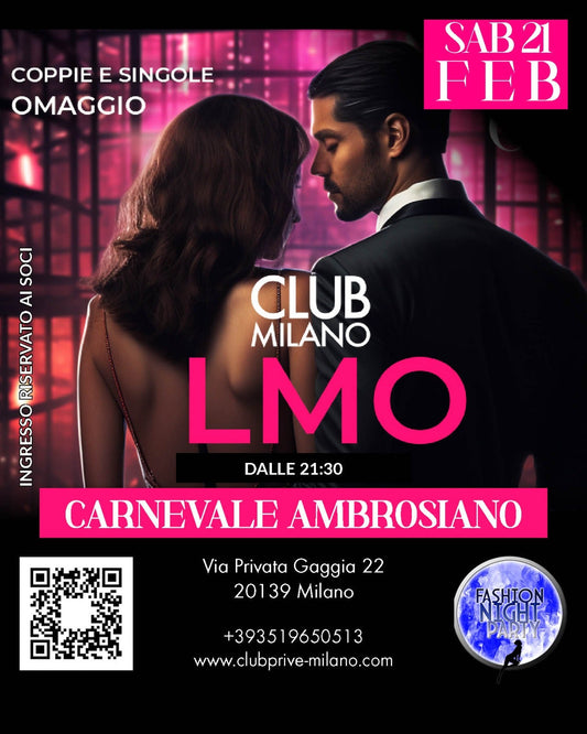 LMO- SPECIALE CARNEVALE Sabato 21 Febbraio